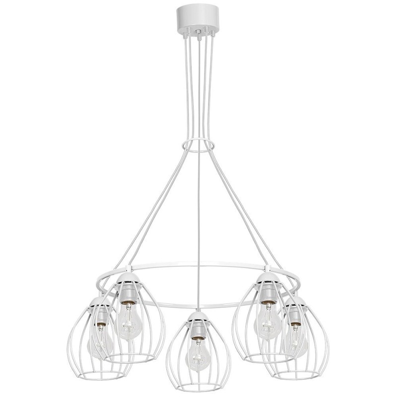 Lampa Wisząca DON WHITE 5xE27 Lampa Wisząca DON WHITE 5xE27