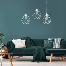 Lampa wisząca BASKET Biały 3xE27 Lampa wisząca BASKET Biały 3xE27