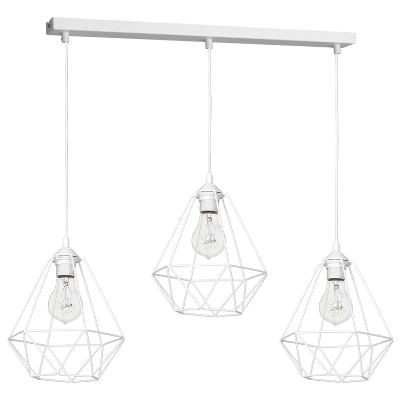 Lampa wisząca BASKET Biały 3xE27 Lampa wisząca BASKET Biały 3xE27