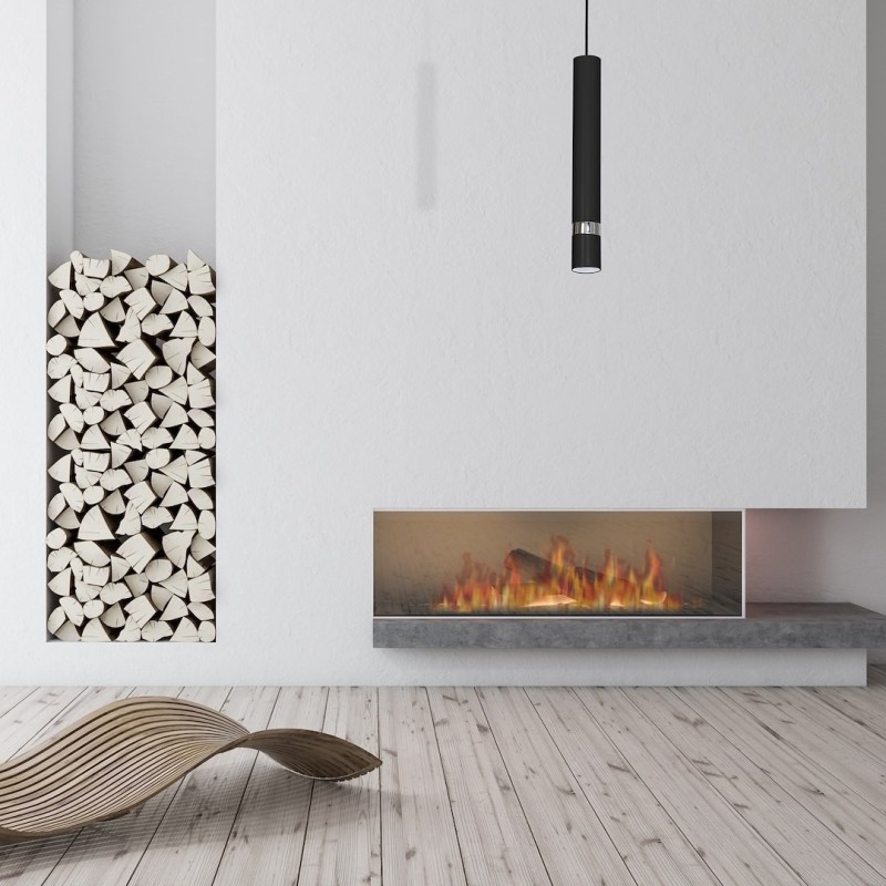 Lampa wisząca JOKER BLACK/CHROME 1xGU10