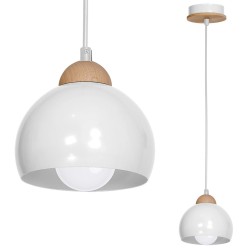 Підвісна лампа DAMA WHITE 1xE27