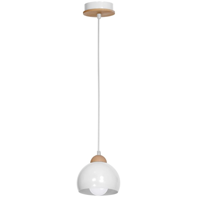 Lampa wisząca Dama Biały 1xE27 Lampa wisząca Dama Biały 1xE27