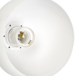 Lampa wisząca Dama Biały 1xE27 Lampa wisząca Dama Biały 1xE27