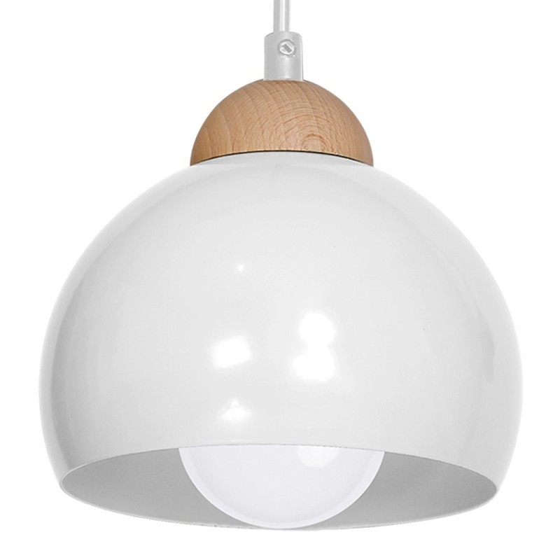 Lampa wisząca Dama Biały 1xE27 Lampa wisząca Dama Biały 1xE27