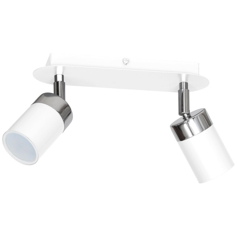 Lampa sufitowa Joker 2xGU10 Biały/Chrom Lampa sufitowa Joker 2xGU10 Biały/Chrom