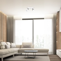 Ceiling lamp Joker 2xGU10 White/Chrome Ceiling lamp Joker 2xGU10 White/Chrome