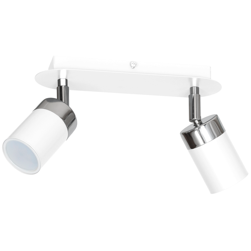 Lampa sufitowa Joker 2xGU10 Biały/Chrom Lampa sufitowa Joker 2xGU10 Biały/Chrom
