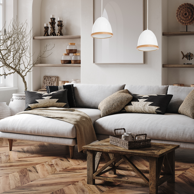 Studio White Pendant Lamp 1xE27