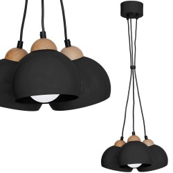 Підвісна лампа DAMA BLACK 3xE27