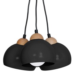 DAMA BLACK hanging lamp 3xE27 DAMA BLACK hanging lamp 3xE27