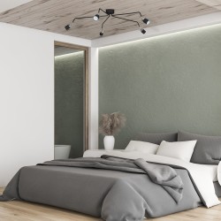 JOKER BLACK/CHROME Ceiling Lamp 5xGU10