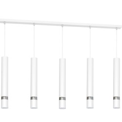 Hanging Lamp Joker White / Chrome 5xGU10