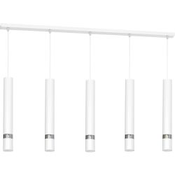 Lampa wisząca Joker Biały / Chrome 5xGU10