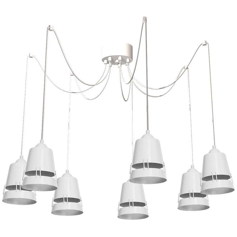 APOLLO WHITE Hanging Lamp 7xE27 APOLLO WHITE Hanging Lamp 7xE27