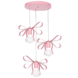 Hängeleuchte EMMA PINK 3xE27