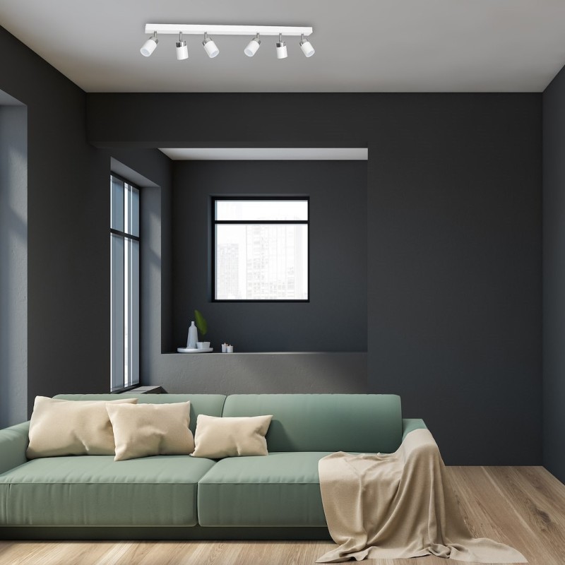 Joker Ceiling Lamp 6xGU10 White/Chrome