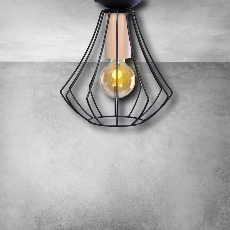 WILL BLACK ceiling lamp 1xE27 WILL BLACK ceiling lamp 1xE27