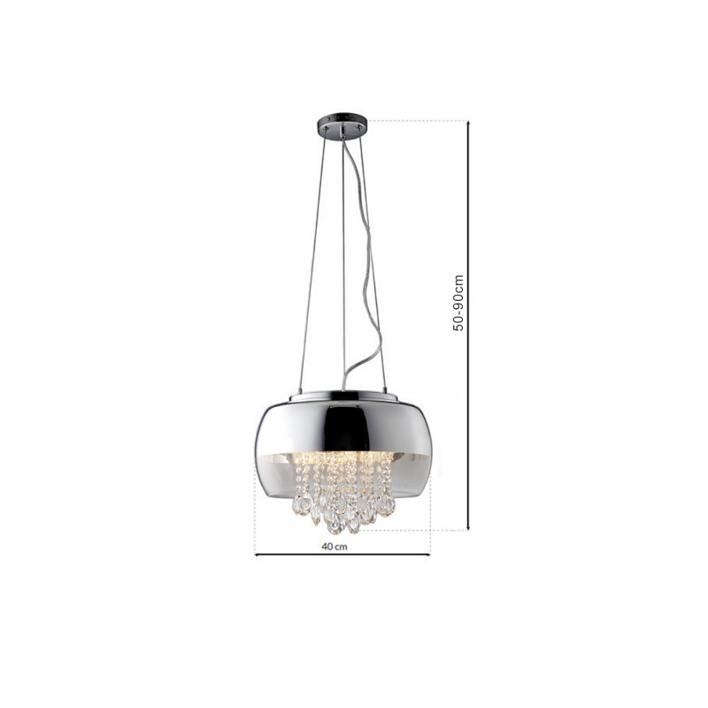 Підвісна Лампа LUNA 3xE14 LED Підвісна Лампа LUNA 3xE14 LED