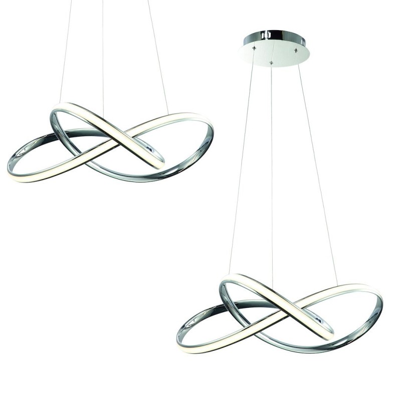 HÄNGELEUCHTE CAPPIO CHROME 36W LED