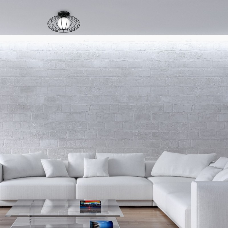 Ceiling Lamp KRONOS BLACK 1xE14 Ceiling Lamp KRONOS BLACK 1xE14