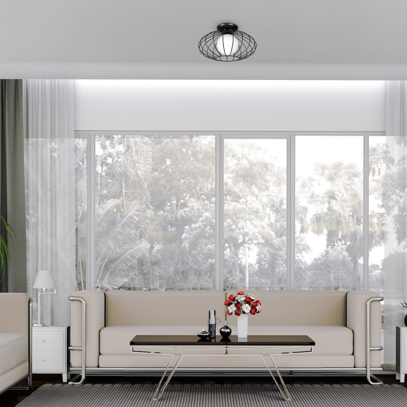 Ceiling Lamp KRONOS BLACK 1xE14 Ceiling Lamp KRONOS BLACK 1xE14