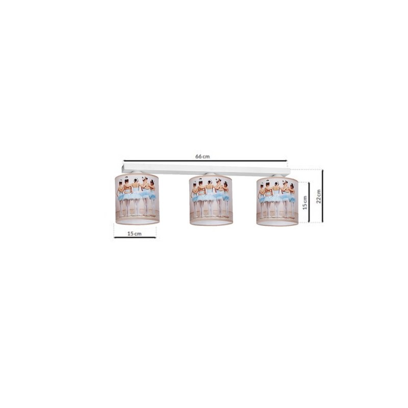 BALLERINA Ceiling Lamp 3xE27 BALLERINA Ceiling Lamp 3xE27