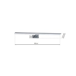 SHINE CHROME Wall Sconce 80cm 15W LED SHINE CHROME Wall Sconce 80cm 15W LED