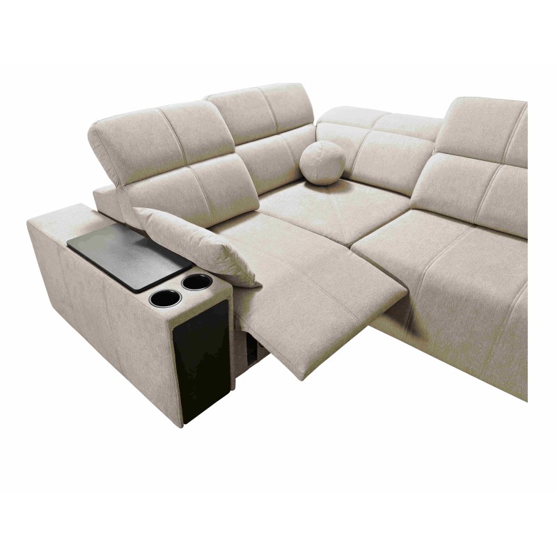 Narożnik Milano II Mix z funkcją spania i relax Plecionka, Verita 54 Narożnik Milano II Mix z funkcją spania i relax Plecionka, Verita 54