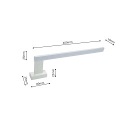 Shine Wall Lamp 45cm 11W LED White Shine Wall Lamp 45cm 11W LED White