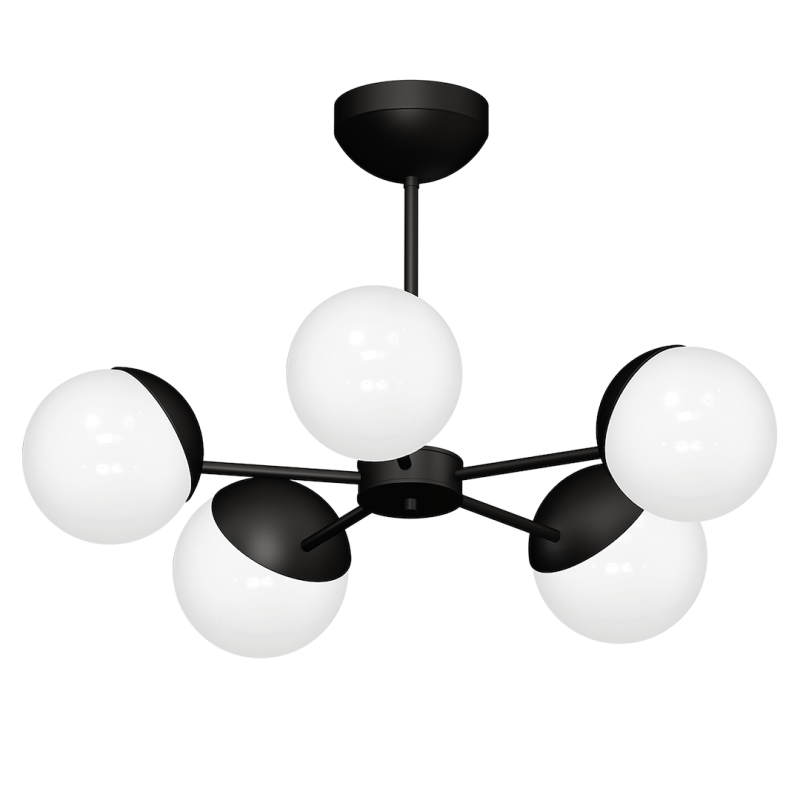 Chandelier SFERA BLACK 5xE14 Chandelier SFERA BLACK 5xE14