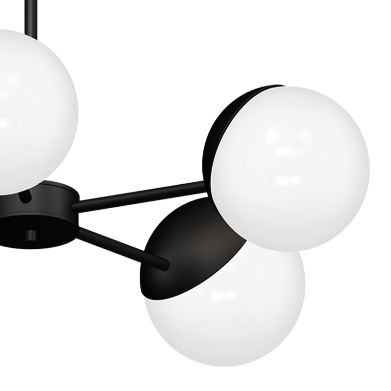 Chandelier SFERA BLACK 5xE14 Chandelier SFERA BLACK 5xE14
