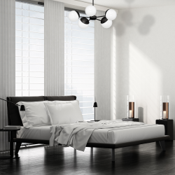 SFERA BLACK Chandelier 5xE14 SFERA BLACK Chandelier 5xE14