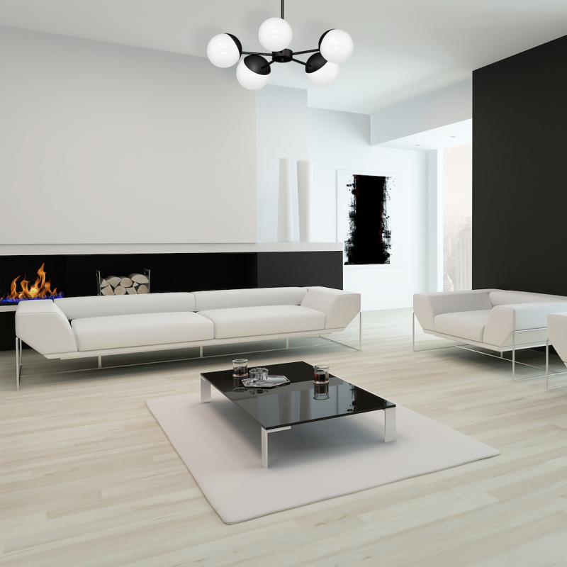 Chandelier SFERA BLACK 5xE14 Chandelier SFERA BLACK 5xE14