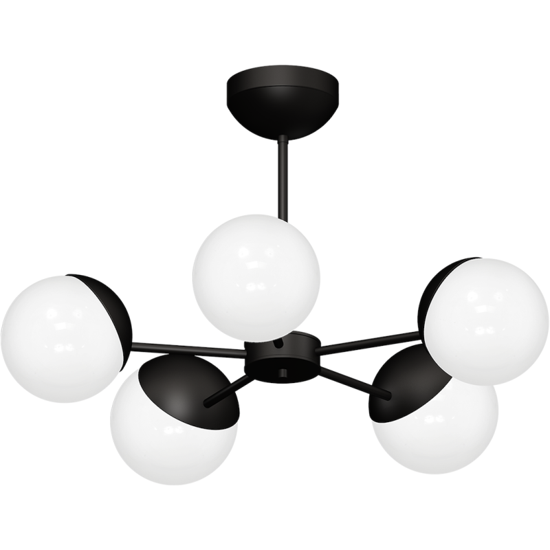 Chandelier SFERA BLACK 5xE14 Chandelier SFERA BLACK 5xE14