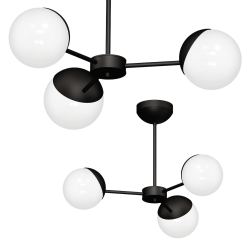 Kronleuchter SFERA BLACK 3xE14