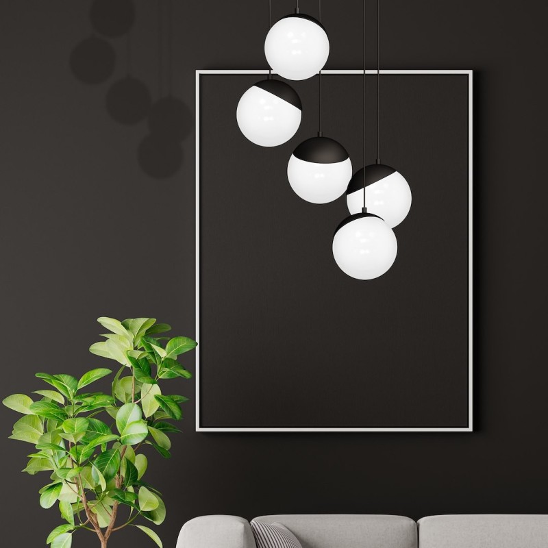 Hängeleuchte SFERA BLACK 5xE14 Hängeleuchte SFERA BLACK 5xE14