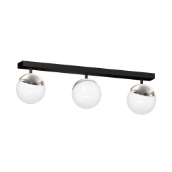 Lámpara de techo SFERA BLACK/CHROME 3xE14