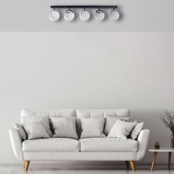 SFERA BLACK/CHROME Ceiling Lamp 5xE14 SFERA BLACK/CHROME Ceiling Lamp 5xE14