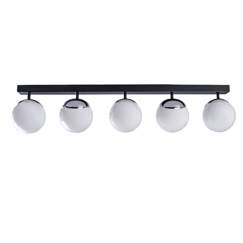 Ceiling lamp SFERA BLACK/CHROME 5xE14 Ceiling lamp SFERA BLACK/CHROME 5xE14