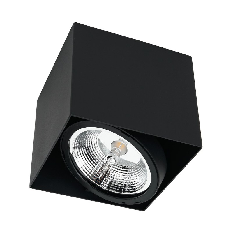Surface Mounted Fixture Plaza 1xGU10 AR111 Black