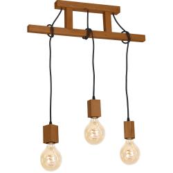 Lámpara Colgante JACK 3xE27 Roble Lámpara Colgante JACK 3xE27 Roble