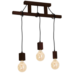 Hängelampe JACK 3xE27 Nussbaum Hängelampe JACK 3xE27 Nussbaum