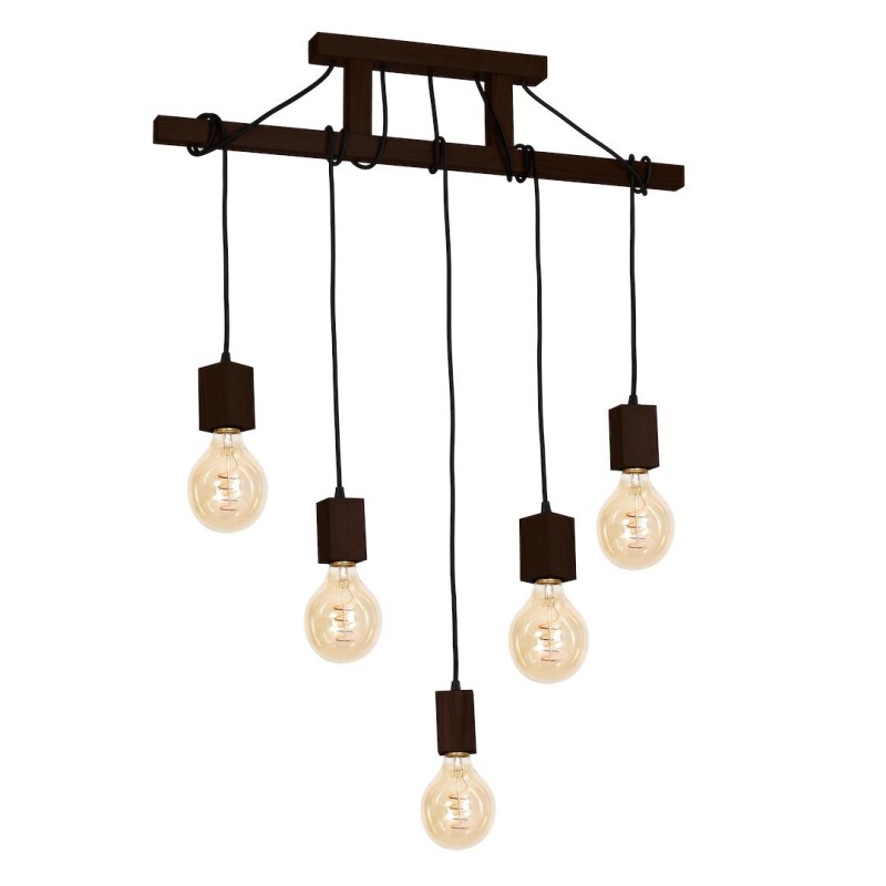 Lampa Wisząca JACK 5xE27 Orzech Lampa Wisząca JACK 5xE27 Orzech