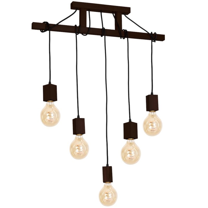 Hängelampe JACK 5xE27 Nussbaum Hängelampe JACK 5xE27 Nussbaum