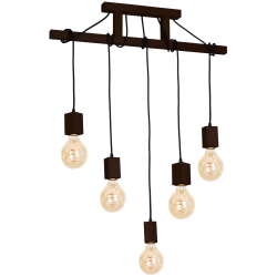 Lampa Wisząca JACK 5xE27 Orzech Lampa Wisząca JACK 5xE27 Orzech