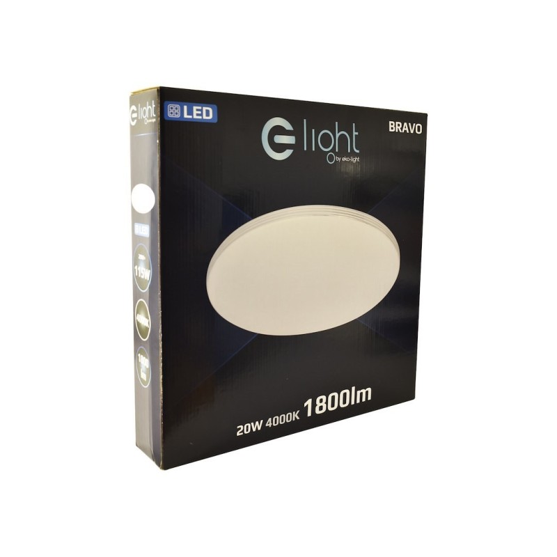 Plafón Bravo 20W LED Ø390 mm Plafón Bravo 20W LED Ø390 mm