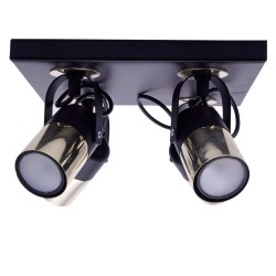 Deckenleuchte WILSON BLACK 4xGU10