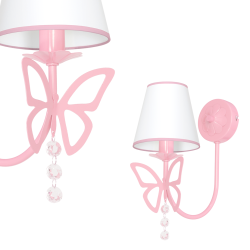 Aplique CHARLOTTE PINK 1xE14