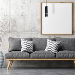 VIDAR BLACK Hanging Lamp 1xGU10