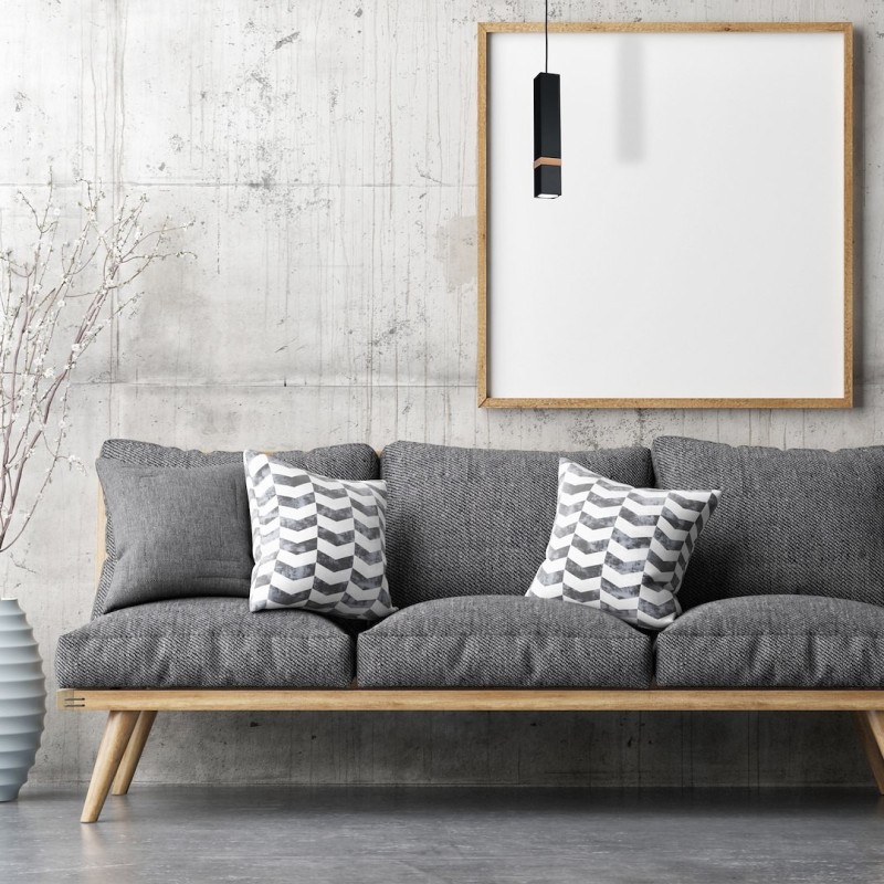 VIDAR BLACK Hanging Lamp 1xGU10